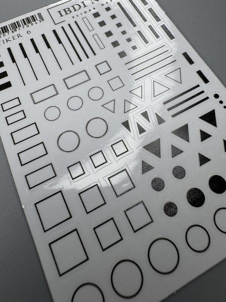 Наліпки для манікюру IBDI NAILS STIKER №6 7177 7177 фото