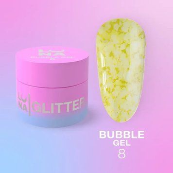 Блискітки для нігтів Bubble Gel №08 5ml 5909 5909-24848 фото