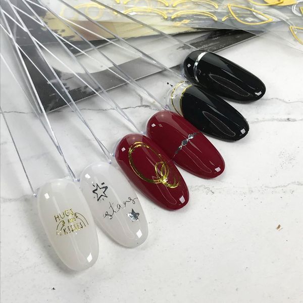Komilfo Nail Design Sticker №KNS-003G 6371 6371 фото