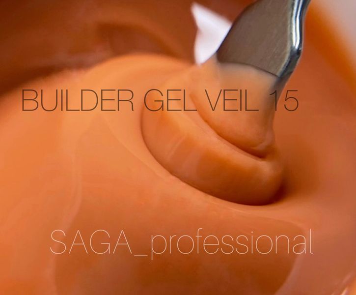 SAGA professional Builder Gel Veil №15 15ml 3724 3724 фото