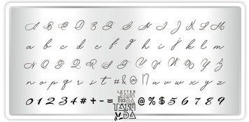 Пластина для стемпінгу Taki Da mini LETTER №03 7369 7369 фото