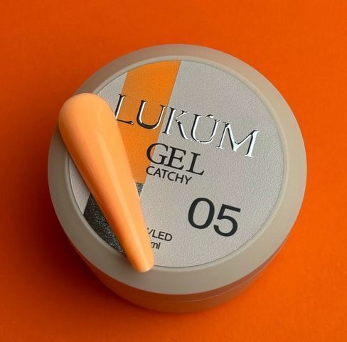 Builder Gel Catchy Orange 05, Lukum, 30 мл 3204 3204-14467 фото