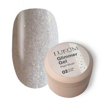 Builder Gel Glimmer №02, 30 мл (Pink Pearls) 3173 3173-14568 фото