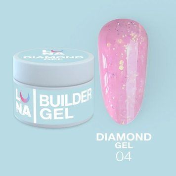 Гель для нарощування Diamond Gel №04 (15ml) 4113 4113-19471 фото