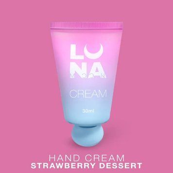 Крем ламелярний зволожуючий з ароматом полуниці з вершками Hand Cream Strawberry Dessert 30мл 7089 7089-24851 фото
