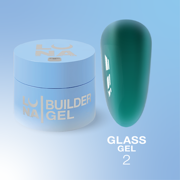 Вітражний гель для нарощування Glass gel №02 (15ml) 8180 8180 фото