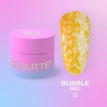Блискітки для нігтів Bubble Gel №04 5ml 5905 5905-24844 фото