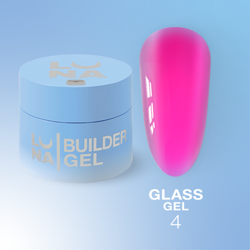 Вітражний гель для нарощування Glass gel №04 (15ml) 8182 8182 фото