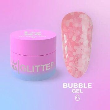 Блискітки для нігтів Bubble Gel №06 5ml 5907 5907-24846 фото