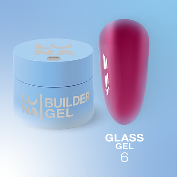 Вітражний гель для нарощування Glass gel №06 (15ml) 8184 8184 фото