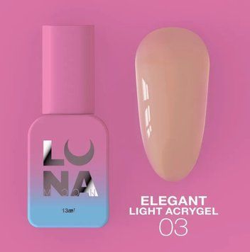 Рідкий Гель Elegant Light Acrygel №03 (13ml) 8189 8189 фото